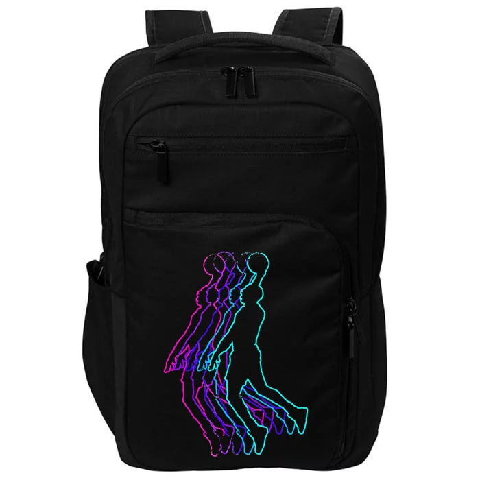 Basketball Player Slam Dunk Teens Impact Tech Backpack