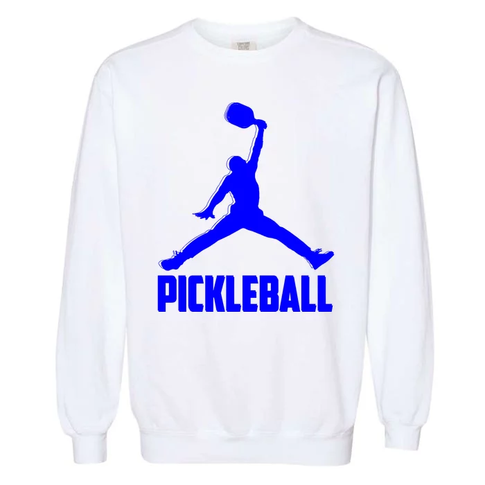 Blue Pickleball Sports Logo Garment-Dyed Sweatshirt