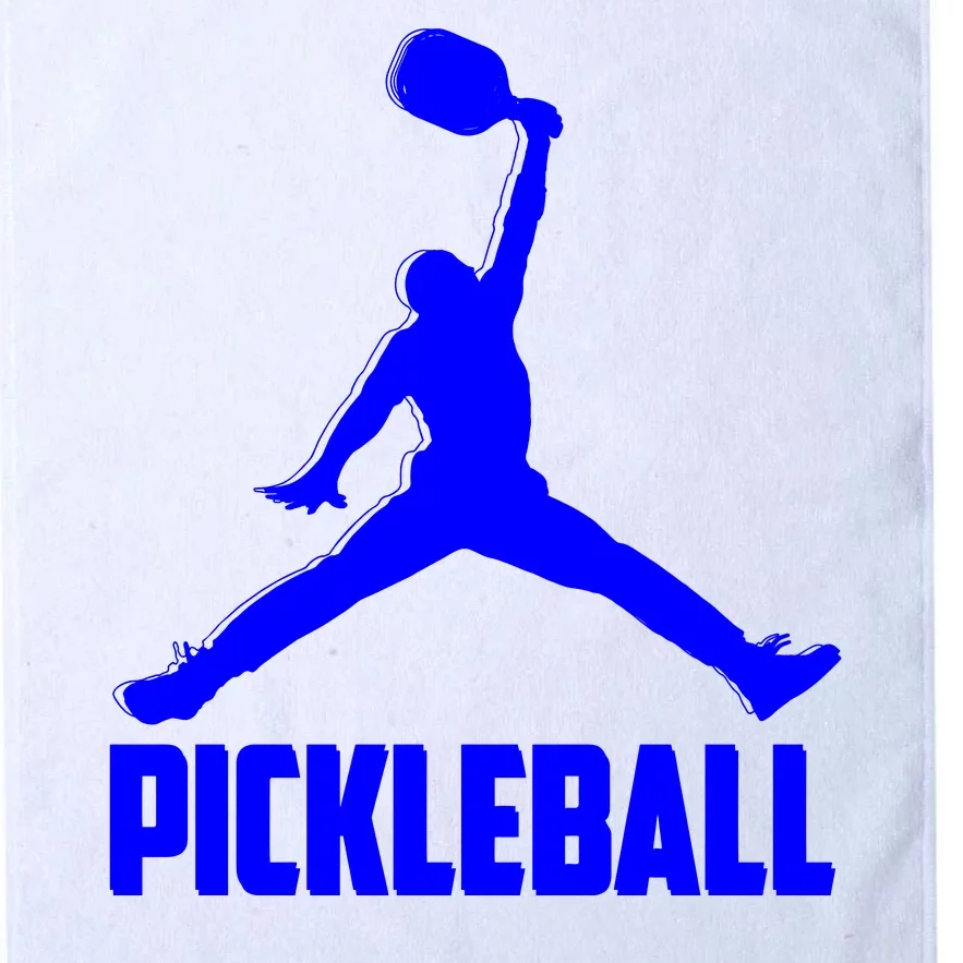 Blue Pickleball Sports Logo Platinum Collection Golf Towel