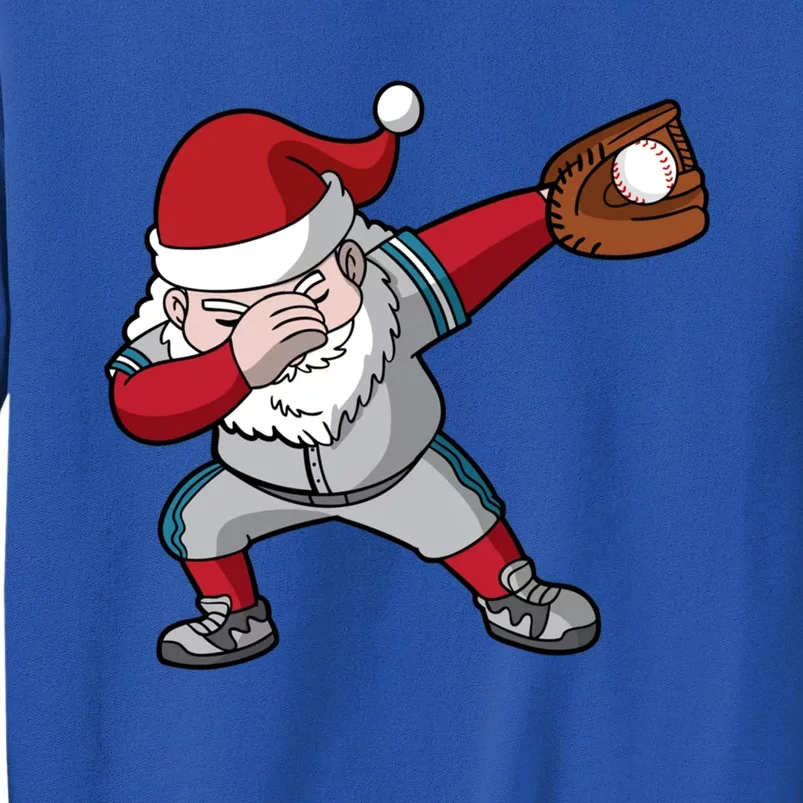 Baseball Player Santa Claus Dabbing Christmas Sports Cute Gift Sweatshirt