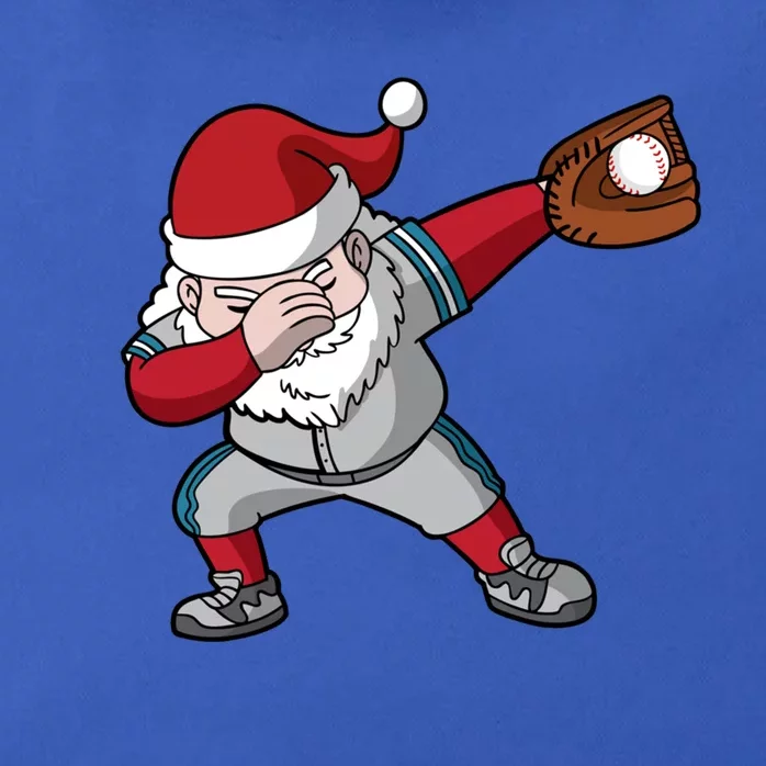 Baseball Player Santa Claus Dabbing Christmas Sports Cute Gift Zip Tote Bag