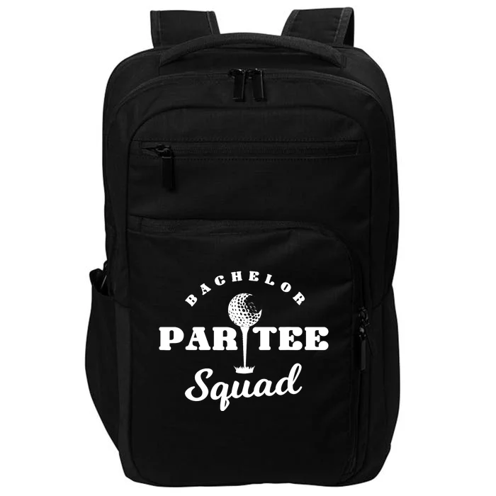 Bachelor Par-Tee Squad | Funny Golf Bachelor Party Pun Gift Impact Tech Backpack