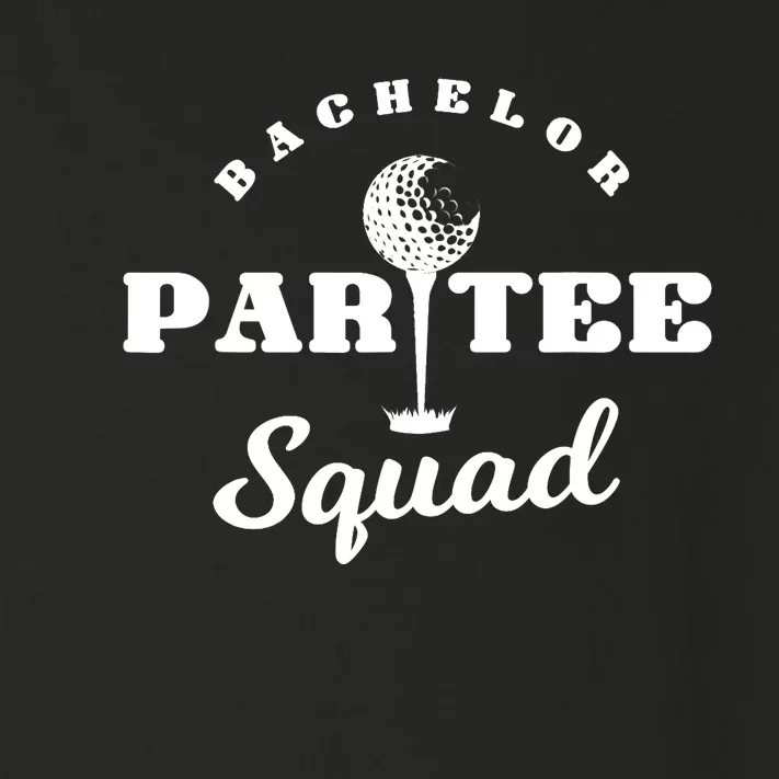 Bachelor Par-Tee Squad | Funny Golf Bachelor Party Pun Gift Toddler Long Sleeve Shirt