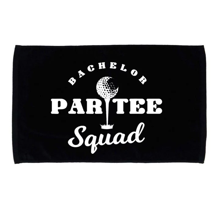 Bachelor Par-Tee Squad | Funny Golf Bachelor Party Pun Gift Microfiber Hand Towel