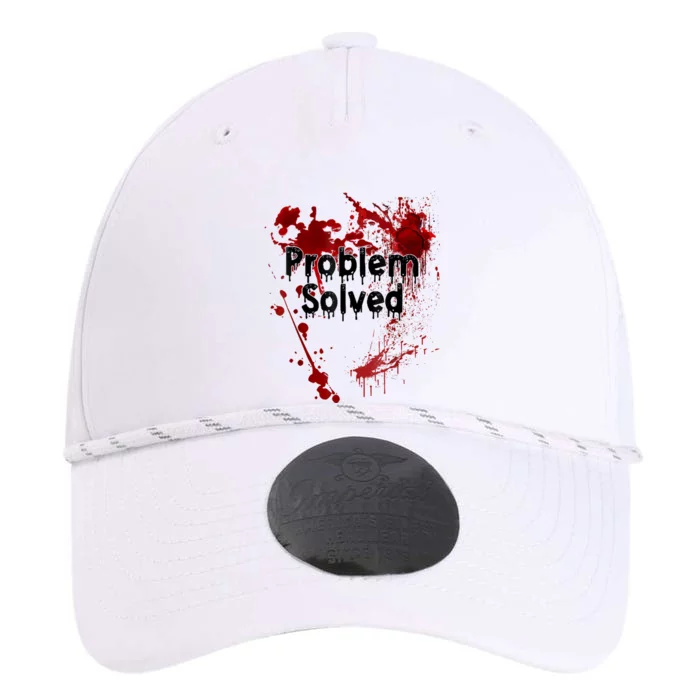 Bloody Problem Solved Halloween Scary Horror Print Effect Performance The Dyno Cap