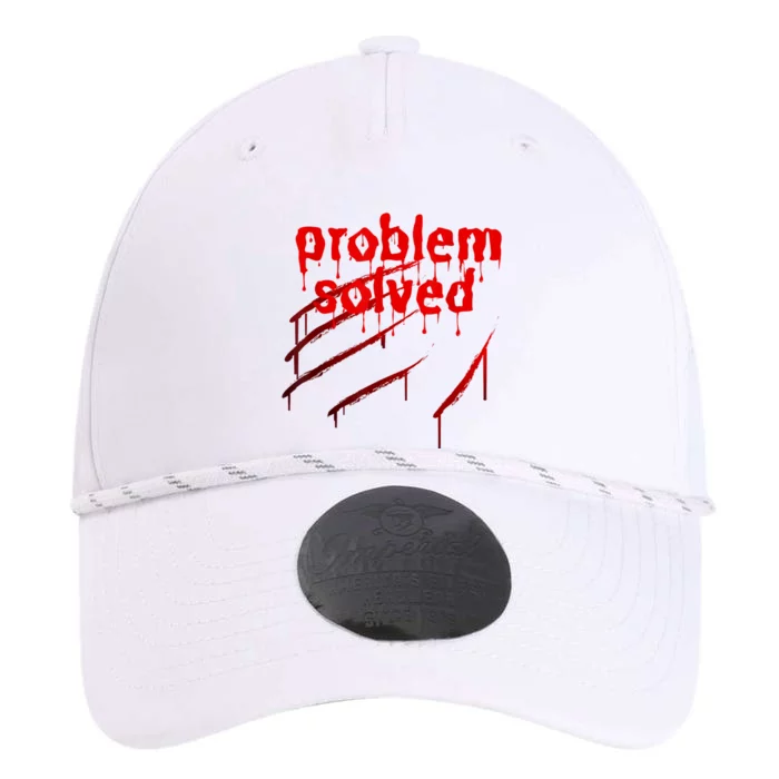 Bloody Problem Solved Halloween Scary Horror Print Effect Performance The Dyno Cap