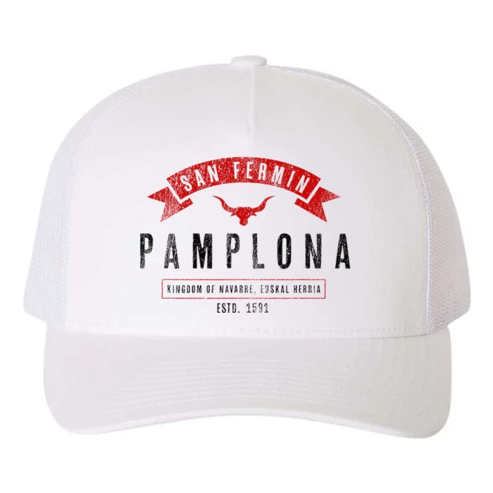 Basque Pamplona San Fermin Yupoong Adult 5-Panel Trucker Hat