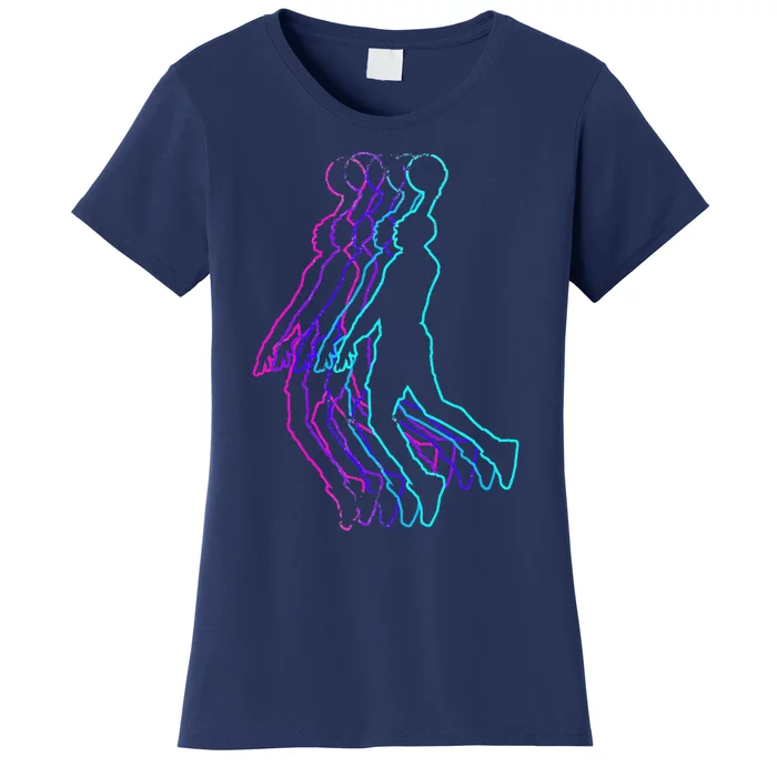 Basketball Player Slam Dunk Women's T-Shirt