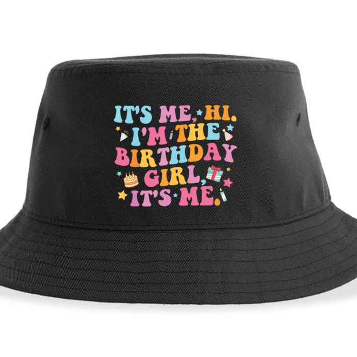 Birthday Party Shirts Its Me Hi Im The Birthday Girl Its Me Sustainable Bucket Hat