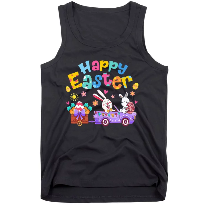 Bunny Pastel Spring Hunt Eggs Rabbit Easter Day Tank Top