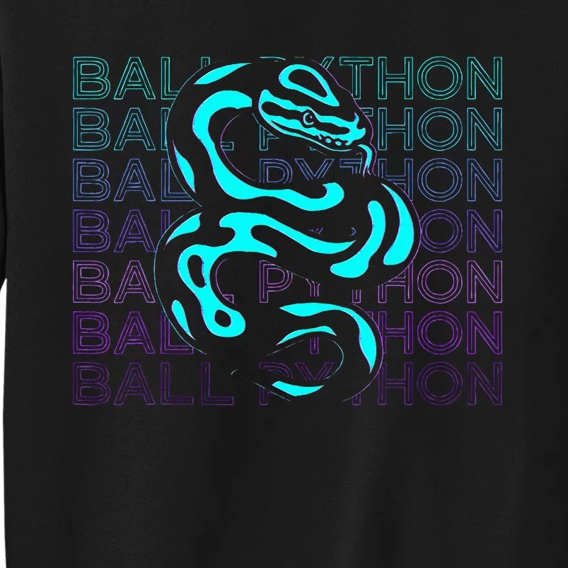 Ball Python Snake Retro Ball Python Tall Sweatshirt