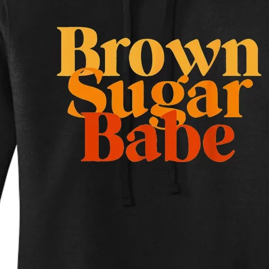 Brown Proud Sugar Babe Black Women African Pride Women's Pullover Hoodie