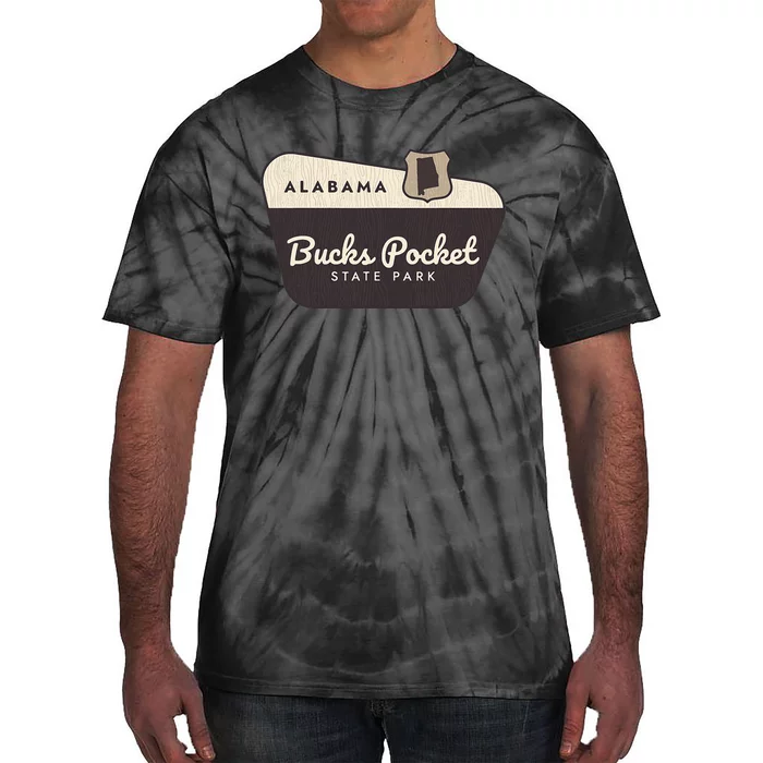 Bucks Pocket State Park Alabama Al Welcome Sign Vacation Tie-Dye T-Shirt