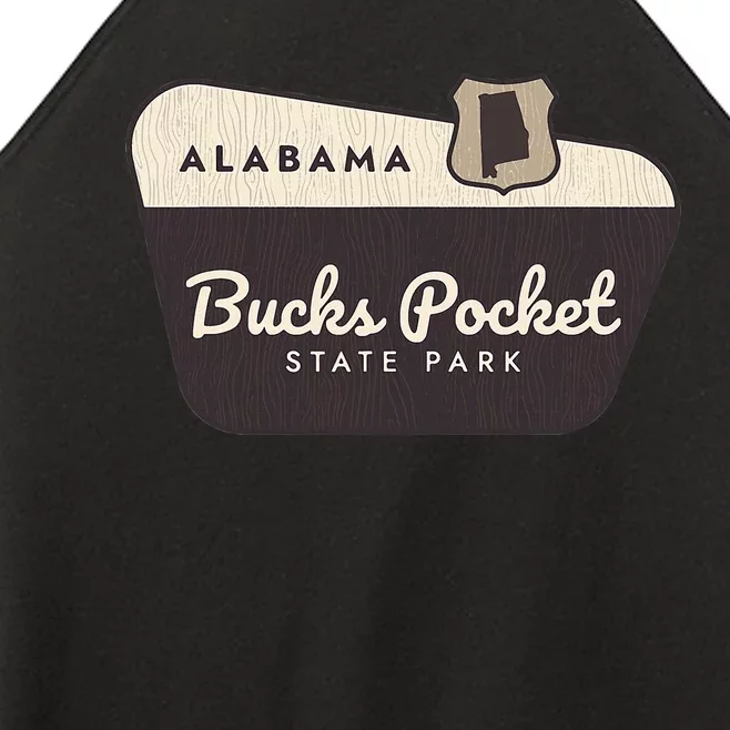 Bucks Pocket State Park Alabama Al Welcome Sign Vacation Women’s Perfect Tri Rocker Tank