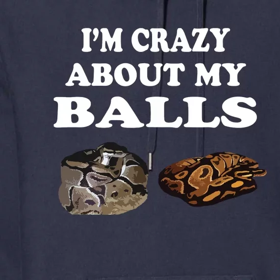 Ball Python Snake T T Baby Ball Python Breeders Premium Hoodie