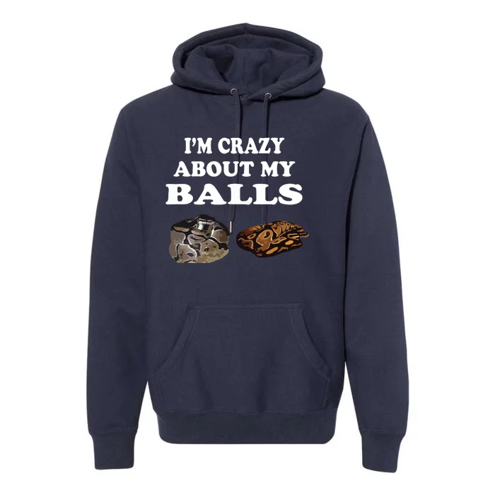 Ball Python Snake T T Baby Ball Python Breeders Premium Hoodie