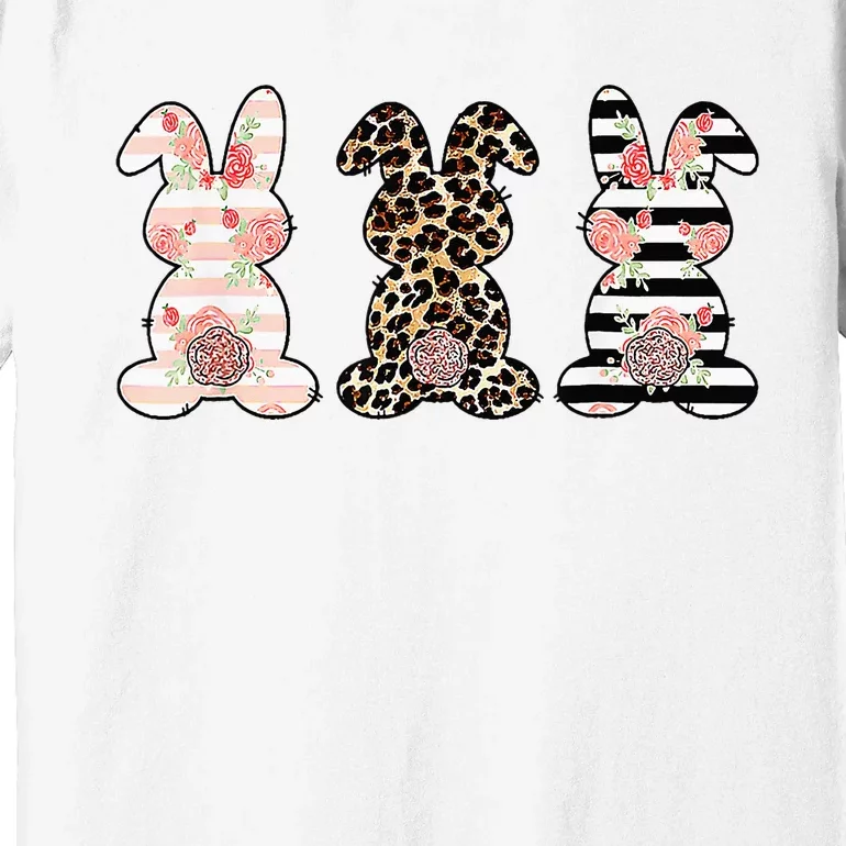 Bunny Pastel Spring Hunt Eggs Rabbit Easter Day Premium T-Shirt