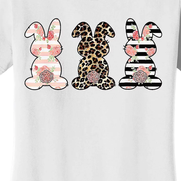 Bunny Pastel Spring Hunt Eggs Rabbit Easter Day Women's T-Shirt