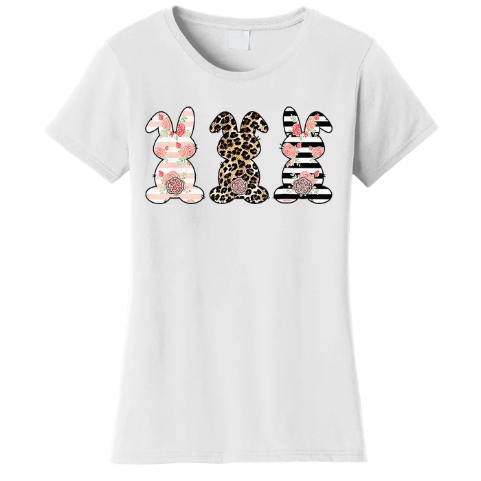 Bunny Pastel Spring Hunt Eggs Rabbit Easter Day Women's T-Shirt