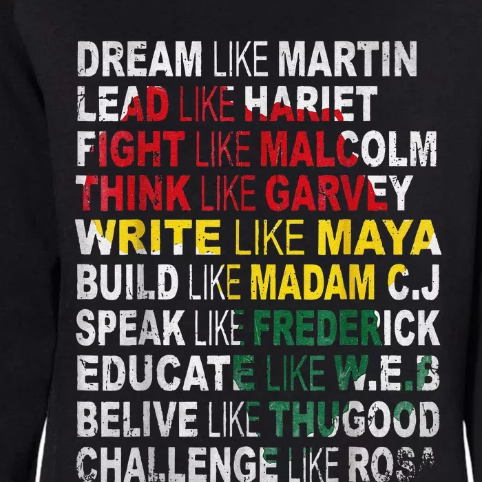 Black Power Shirt History Month African American Pride Gift Womens California Wash Sweatshirt