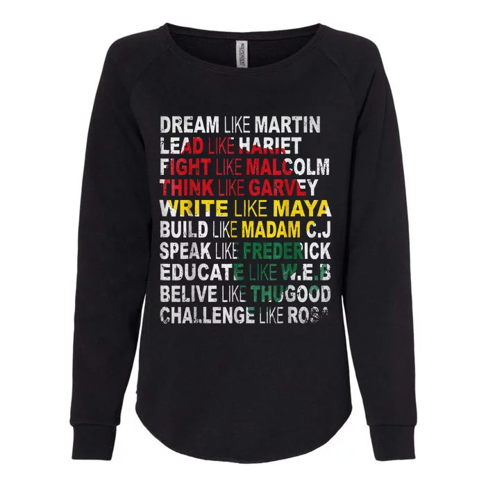 Black Power Shirt History Month African American Pride Gift Womens California Wash Sweatshirt