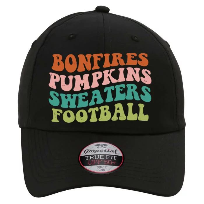 Bonfires Pumpkins Sweaters Football Fall Season The Original Performance Cap