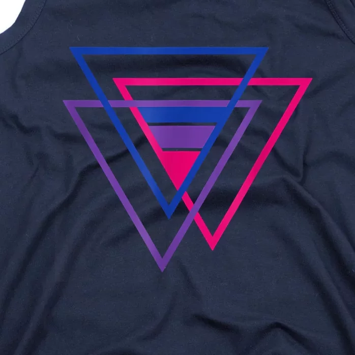 Bi Pride Triangle Shirt, BiSexual Pride Gift, Bi Flag Tee Tank Top