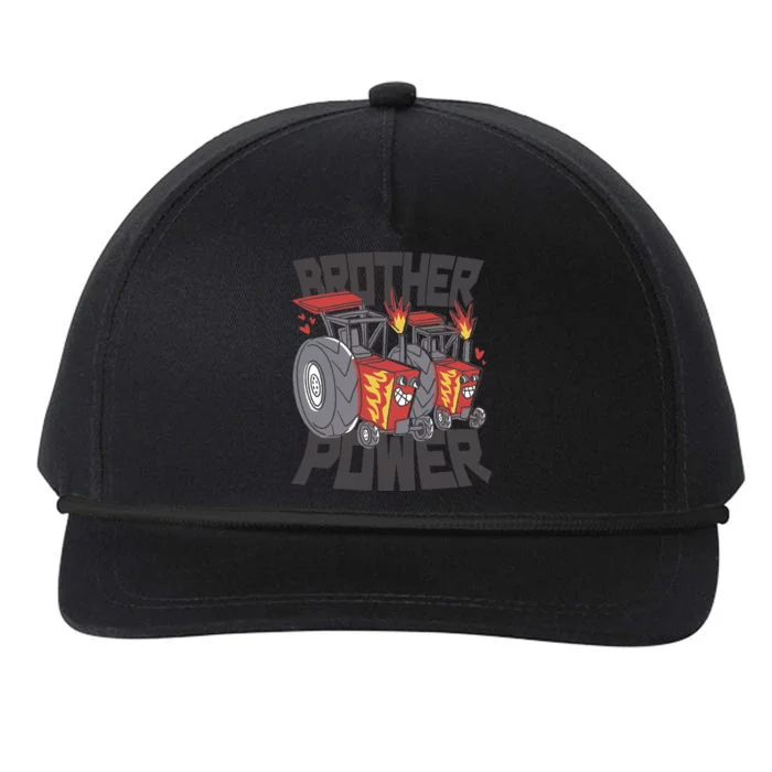 Brother Power Tractor Snapback Five-Panel Rope Hat