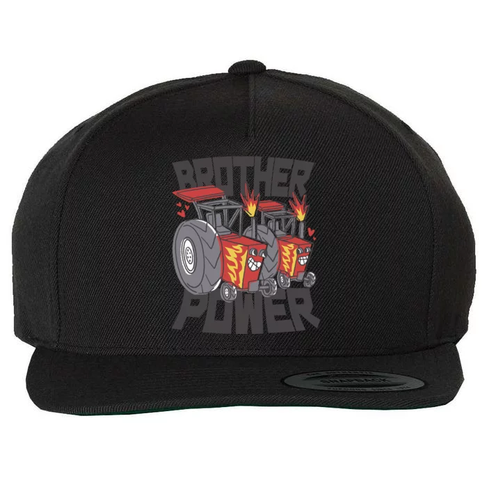 Brother Power Tractor Wool Snapback Cap