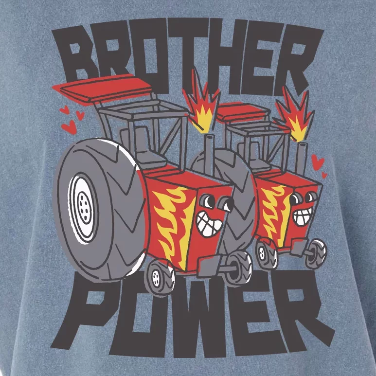 Brother Power Tractor Garment-Dyed Women's Muscle Tee