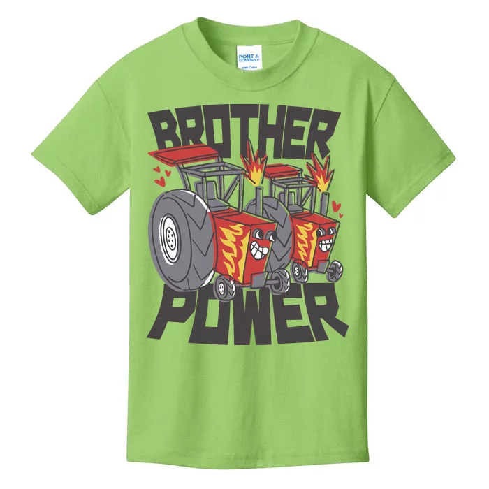 Brother Power Tractor Kids T-Shirt