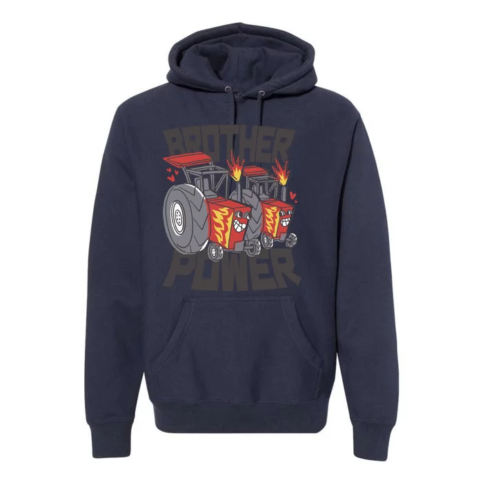 Brother Power Tractor Premium Hoodie