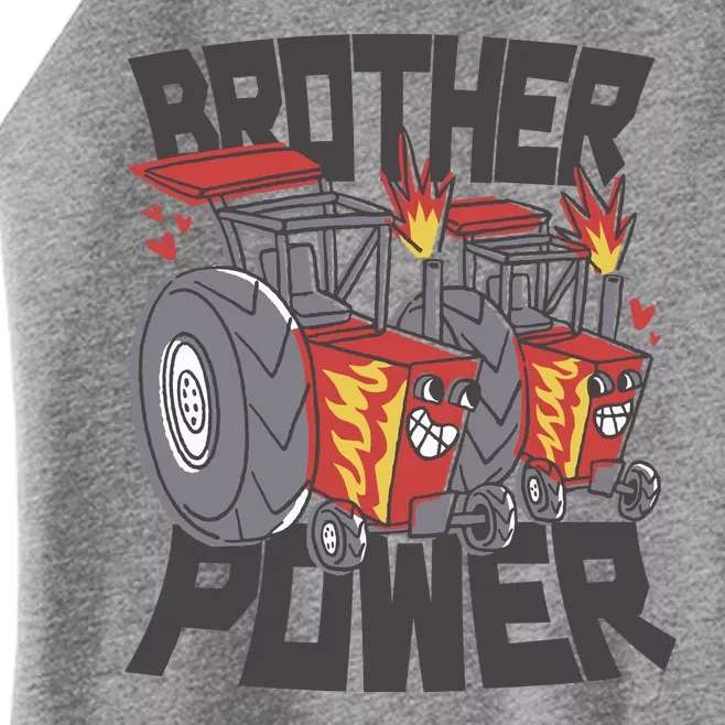 Brother Power Tractor Women’s Perfect Tri Rocker Tank