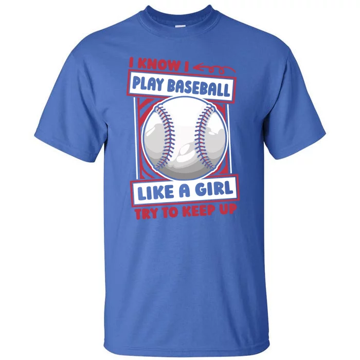 Baseballer Player Team Sport Gift Baseball Great Gift Tall T-Shirt