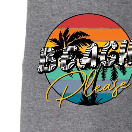 Beach Please Travel Tees Great Gift Doggie 3-End Fleece Hoodie