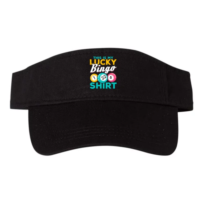 Bingo Player This Is My Lucky Bingo Funny Bingo Valucap Bio-Washed Visor