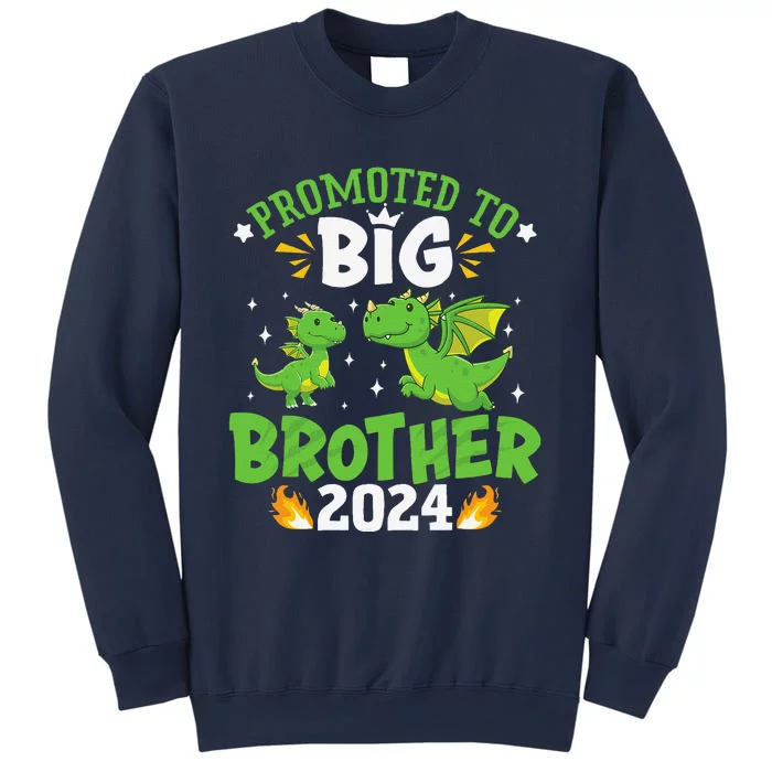 Boy Promoted To Big Brother 2024 Cute Dragons Sweatshirt