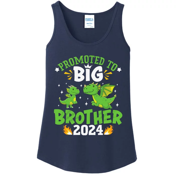 Boy Promoted To Big Brother 2024 Cute Dragons Ladies Essential Tank