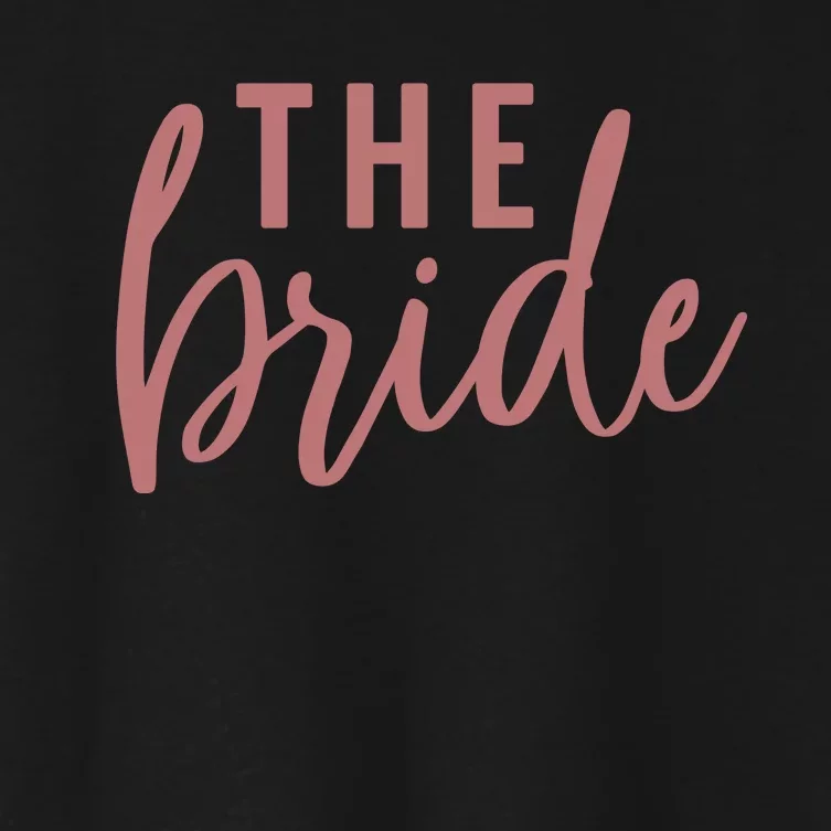 Bachelorette Party The Bride Women's Crop Top Tee