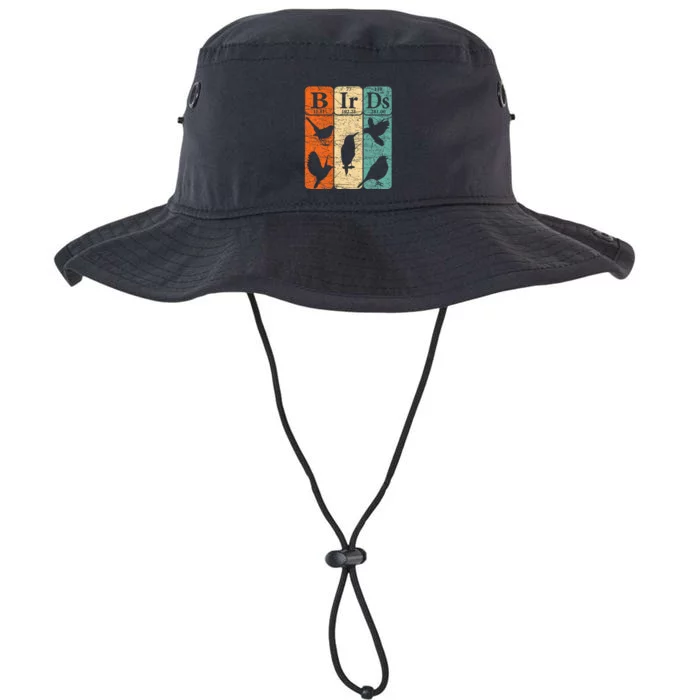 Birds Periodic Table Elements Birdwatching Ornithology Legacy Cool Fit Booney Bucket Hat