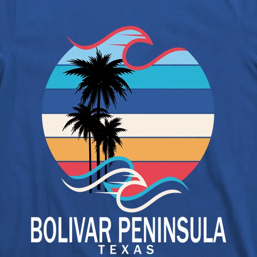 Bolivar Peninsula Texas Beach Surfing Gift T-Shirt