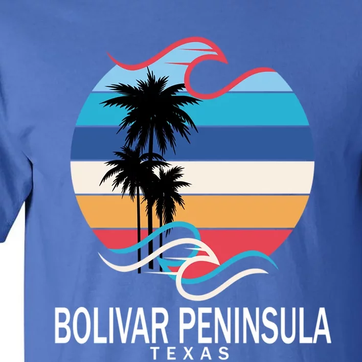 Bolivar Peninsula Texas Beach Surfing Gift Tall T-Shirt