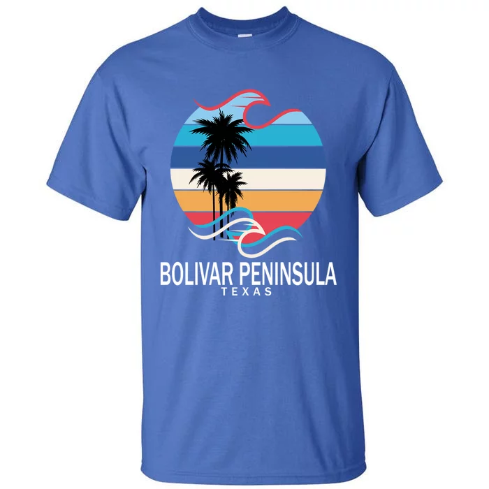 Bolivar Peninsula Texas Beach Surfing Gift Tall T-Shirt