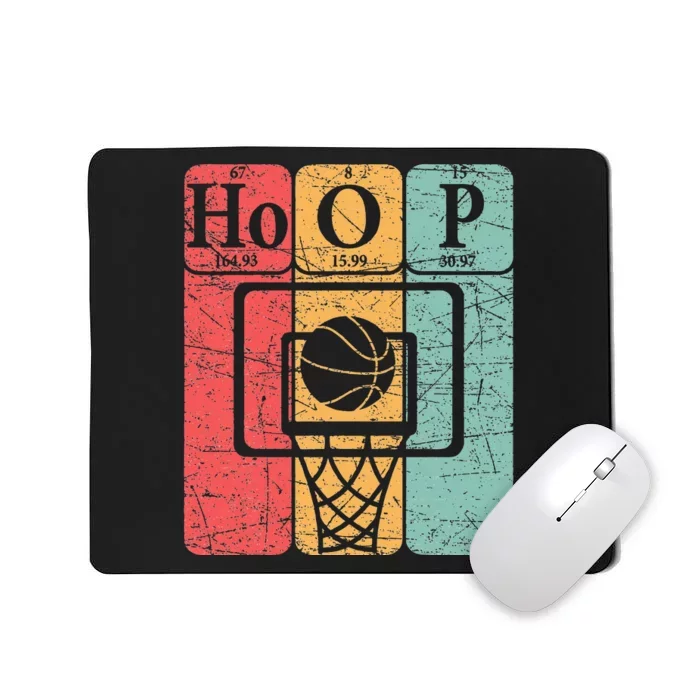 Basketball Periodic Table Elements Science Nerd Basketballer Mousepad