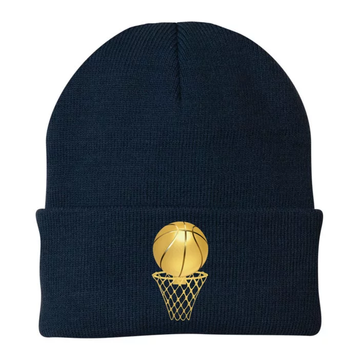 Basketball Player Trophy Game Coach Sports Lover Knit Cap Winter Beanie