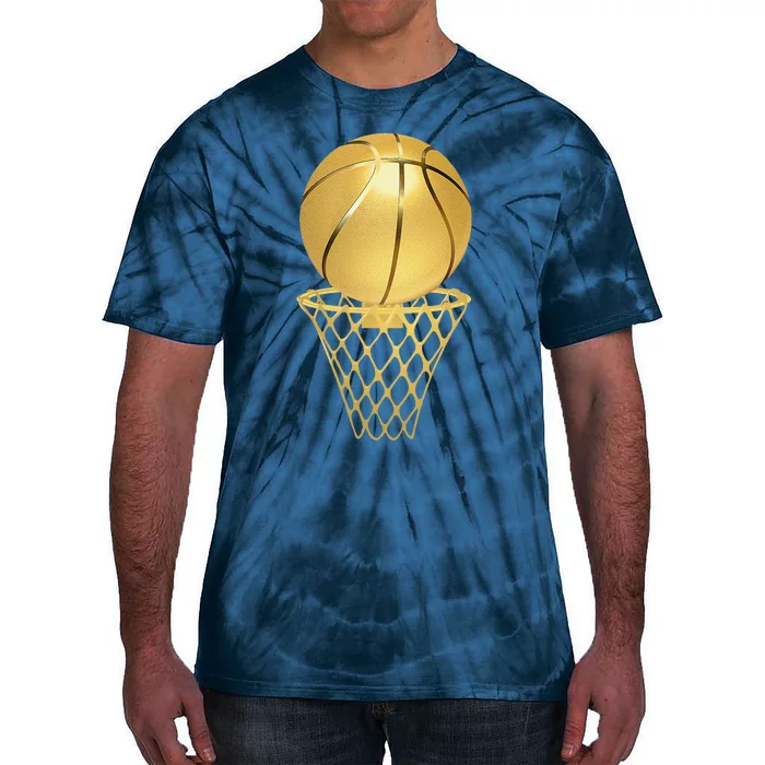 Basketball Player Trophy Game Coach Sports Lover Tie-Dye T-Shirt