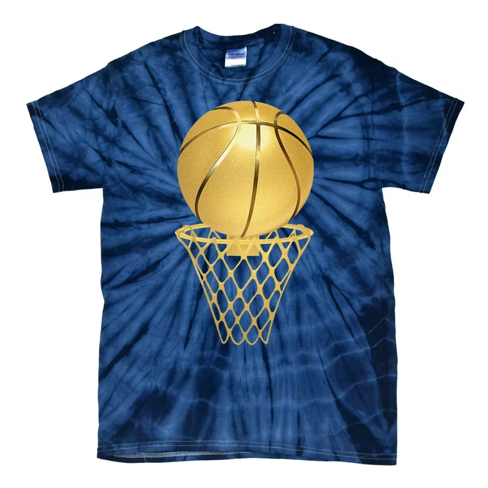 Basketball Player Trophy Game Coach Sports Lover Tie-Dye T-Shirt