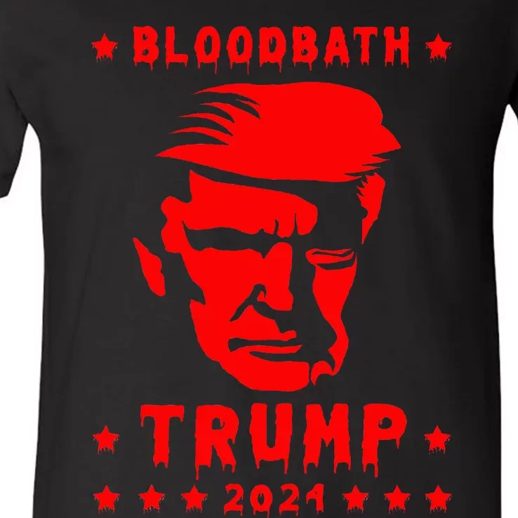 Bloodbath President Trump 2024 Election V-Neck T-Shirt