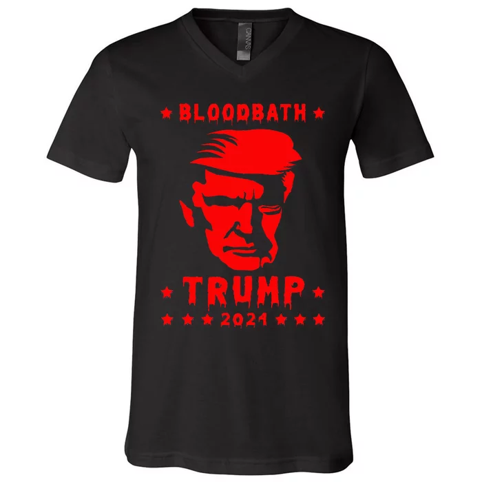 Bloodbath President Trump 2024 Election V-Neck T-Shirt