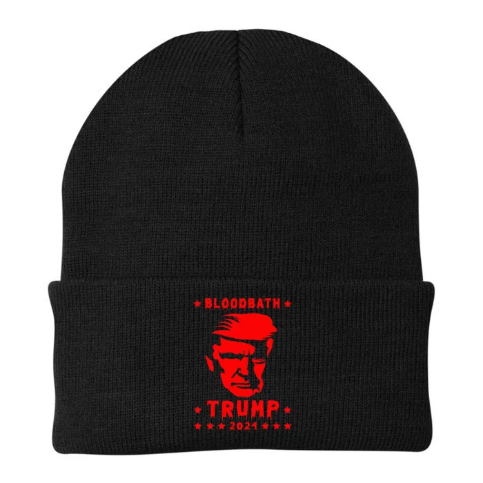 Bloodbath President Trump 2024 Election Knit Cap Winter Beanie